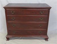 Antique Mahogany Low Chest of Drawers