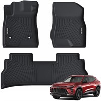 2024 Chevy Trax TPE Rubber Floor Liners, Black