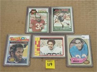 Lot of Vintage OJ Simpson Rookie Cards, Football
