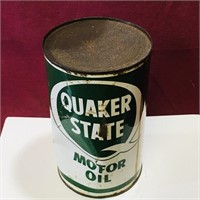 Quaker State Motor Oil Can (Vintage)