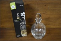 Crystal Decanter in Box & Glass Ball Decanter