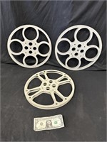 3 Metal Film Reels - Great Decor