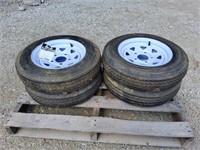 5.30x12 Trailer Tires On Rims