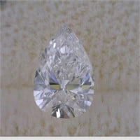 Gia Certified Pear Cut .59ct I2 Diamond