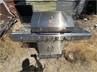 Char Broil stainless gas grill. Unknown condition