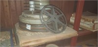 Movie Reel and Can Lot