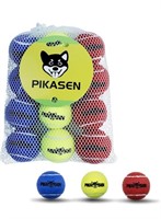 New PIKASEN Dog Squeaky Tennis Balls for Pet