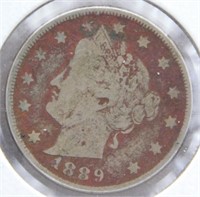 1889 Liberty Head Nickel.