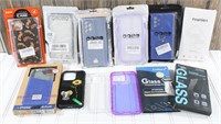 Assorted Phone Cases & Screen Protectors