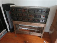 MULTI METAL DRAWER CABINET WITH STAND