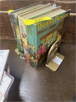 Cast Iron Book Ends w/ Donna Parker Books