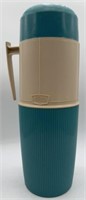 Blue over Cream Thermos.By Thermos Co. #6402