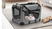 Petprsco Portable Collapsible Dog Crate, Travel