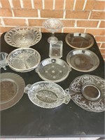 Cake plate and more glass lot