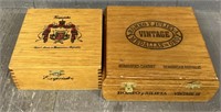 (2) Cigar Boxes
