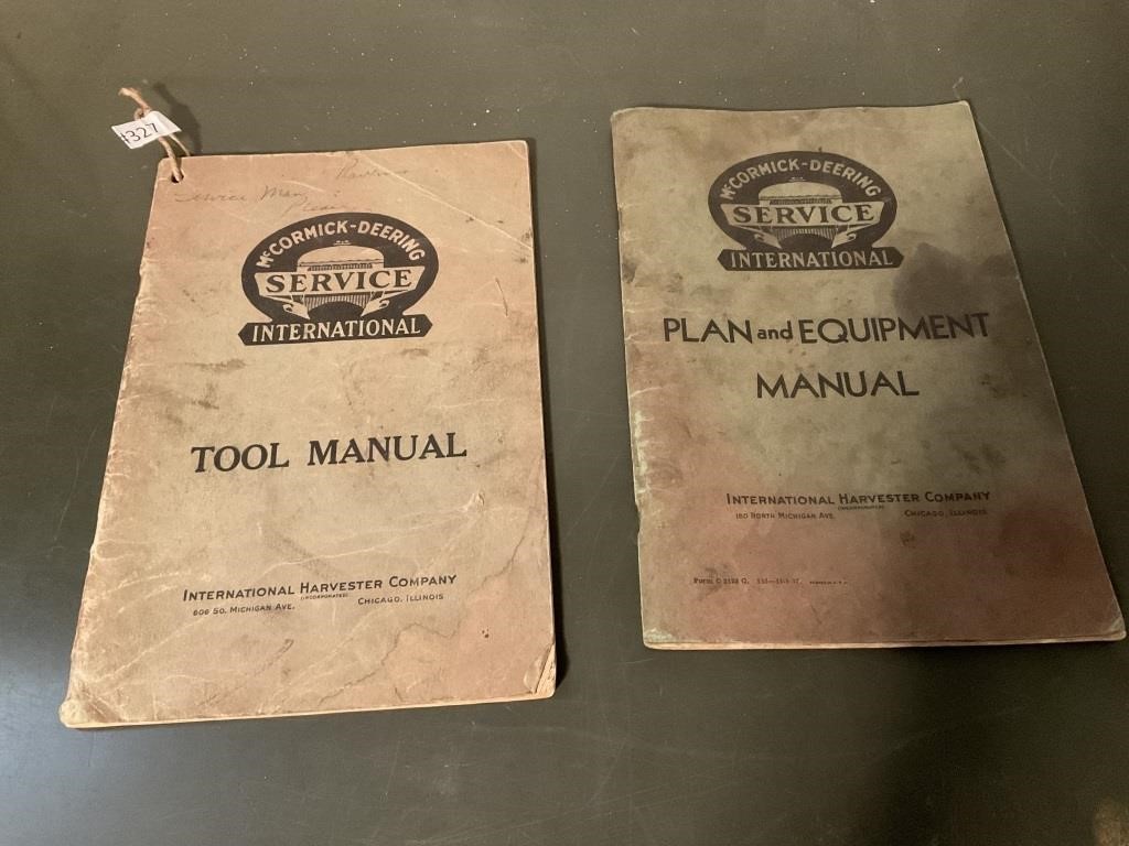 Vintage McCormick Deering Service manuals