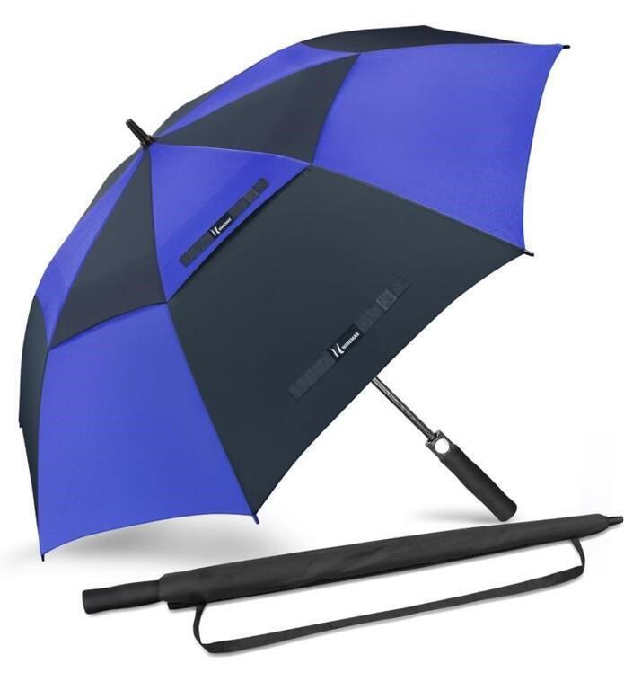 NINEMAX, LARGE 62 IN. VENTED GOLF UMBRELLA, ALL