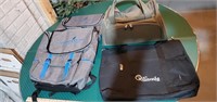 Samsonite Canvas Carry On Bag, 2 Back Packs, &
