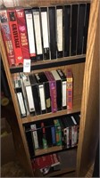 VHS tapes all shelves