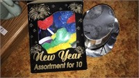 Happy new year assortment box and hat