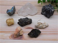 MIXED ROUGH LOT ROCK STONE LAPIDARY SPECIMEN