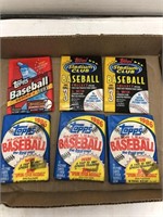 Unopened Packs of Baseball Cards