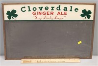 Cloverdale Ginger Ale Advertising Sign