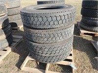 (4) BF Goodwrench 11R x 22.5 Tires #