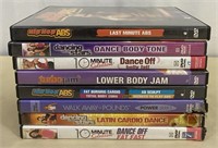 Lot of Dance & Exercise DVDs