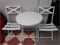 PATIO TABLE & 2 CHAIRS