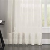 "Used" Curtainworks Soho Voile Sheer Pleat Curtain