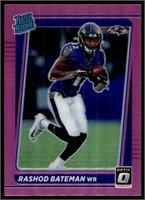 Rookie Card Shiny Parallel Rashod Bateman