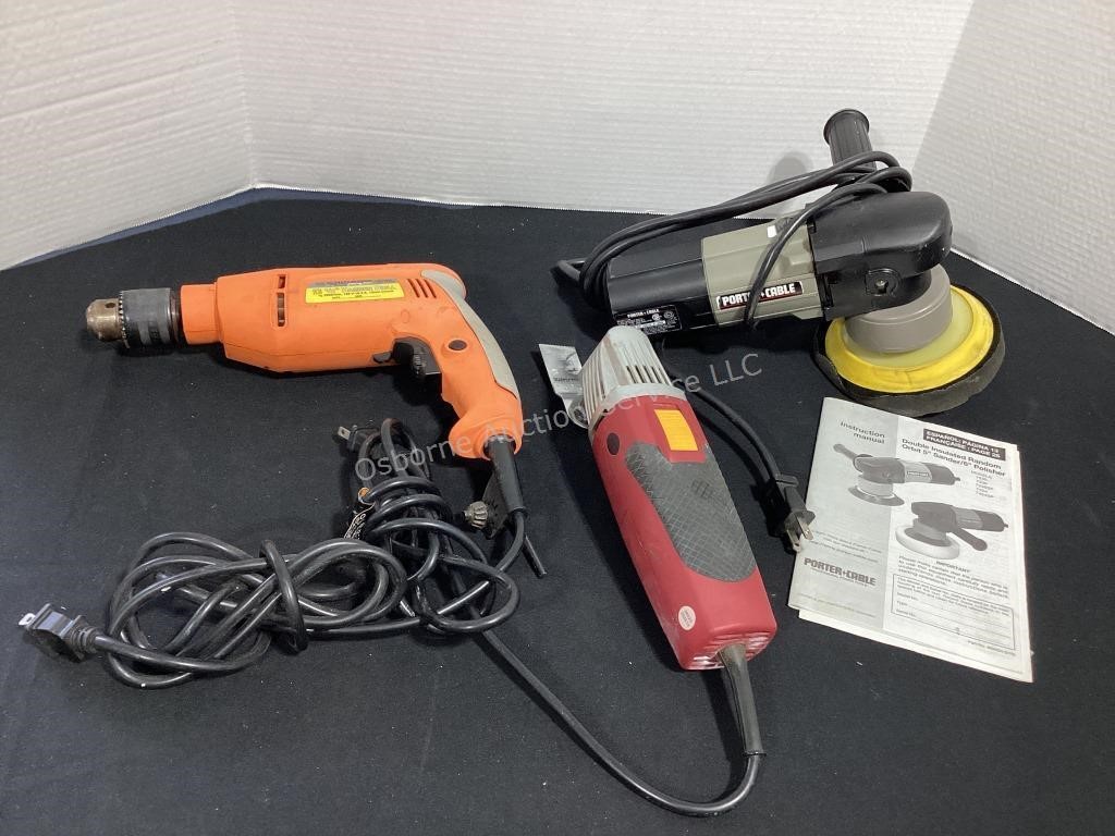 Porter Cable Polisher/Sander, 1/2" Hammer Drill