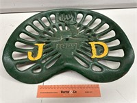 Cast J D (John Deere) Implement / Tractor Seat