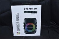 Gtgpdhow Dazzling LIghts Portable Speaker