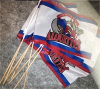 7 MONTREAL ALOUETTES FLAGS