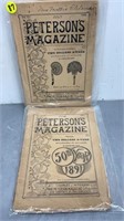 1891 & 1892 PETERSON'S MAGAZINES