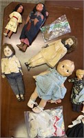 Vintage Dolls & accessories collection in mixed co