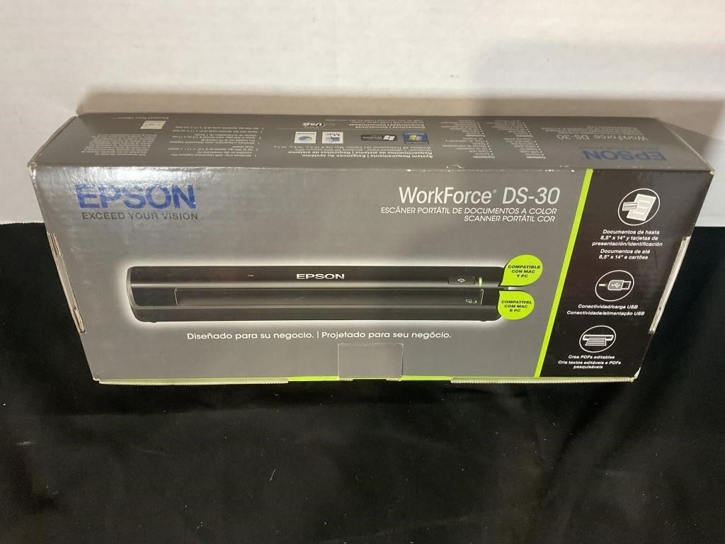 NIB Eason WorkForce DS-30 Document Scanner