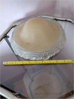 VINTAGE GLASS CEILING LAMP SHADE