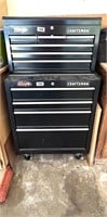 2 Black Craftsman Tool Chests on Casters