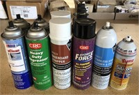 Lot of assorted chemicals