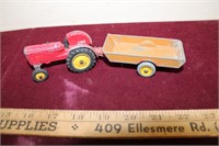 Dinky Toys / Farm Tractor & Trailer