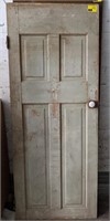Vertical Four Panel Door. 32x80