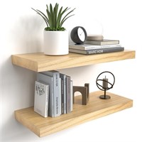 Floating Shelves for Wall, Natural Wood Shelf