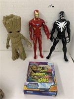 Griot Figure and Puzzle, Iron Man and Venom