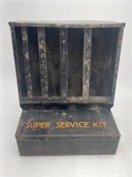 Vintage Metal Super Service Kit Display