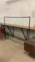 Metal hanging rack-70 “ long and 59” tall