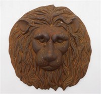 Cast Iron Lion Architectural Ornament.