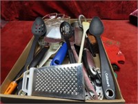 Kitchen utensil lot.